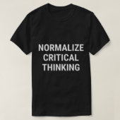 Kritisch denken over Libertarian Conservati normal T-shirt (Design voorkant)