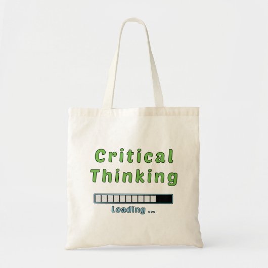 Kritisch Denken Tote Bag (Voorkant)