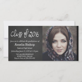 Kritisch Schoolbord Klas van 2016 Handgeschreven A