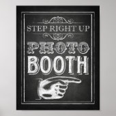 Kritisch stijl PHOTO BOOTH Bord Afdrukken Poster (Voorkant)
