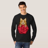 Kritische Corgi T-shirt (Voorkant volledig)
