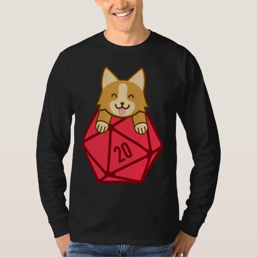 Kritische Corgi T-shirt (Voorkant)