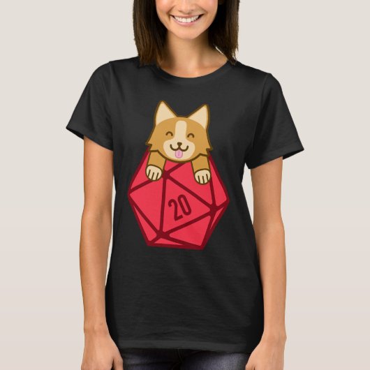 Kritische Corgi T-shirt (Voorkant)