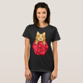 Kritische Corgi T-shirt (Voorkant volledig)