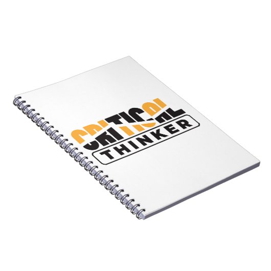 Kritische denker denk voor jezelf notitieboek (Rechterzijde)