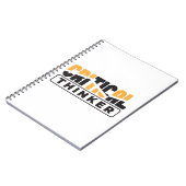 Kritische denker denk voor jezelf notitieboek (Linkerzijde)