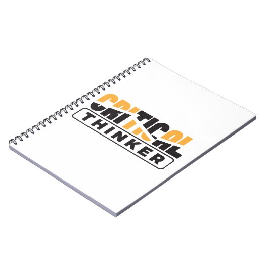 Kritische denker denk voor jezelf notitieboek (Linkerzijde)