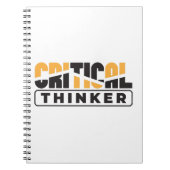 Kritische denker denk voor jezelf notitieboek (Voorkant)