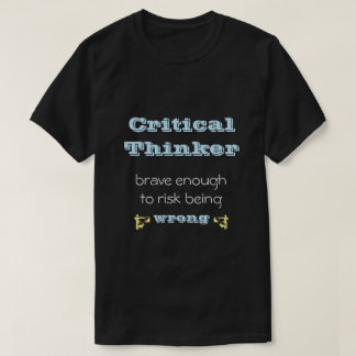 Kritische denker t-shirt