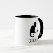 Kritische kit Funny Cat D20 RPG Tabletop Gaming Mok (Voorkant rechts)