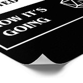 Kritische mislukking D20-staart Hoe het goed gaat Poster (Hoek)
