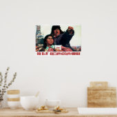 Kritiseer de hoek van vier! China Propaganda 1977 Poster (Keuken)