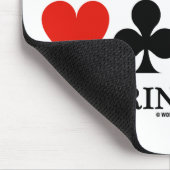 Kritiseer nooit uw Partner tijdens Spel (Brug) Muismat (Hoek)