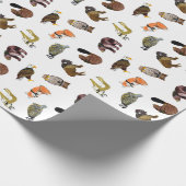 Kritterpapier voor houtbadge cadeaupapier (Hoek)