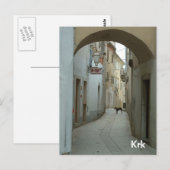 Krk Briefkaart (Voorkant / Achterkant)