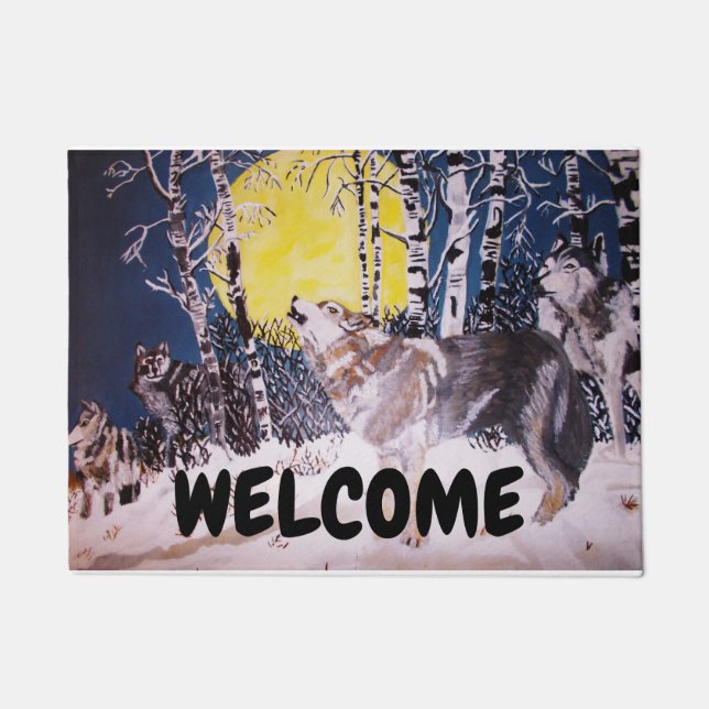 KRK VAN HET WOLF-doormat Deurmat (Voorkant)