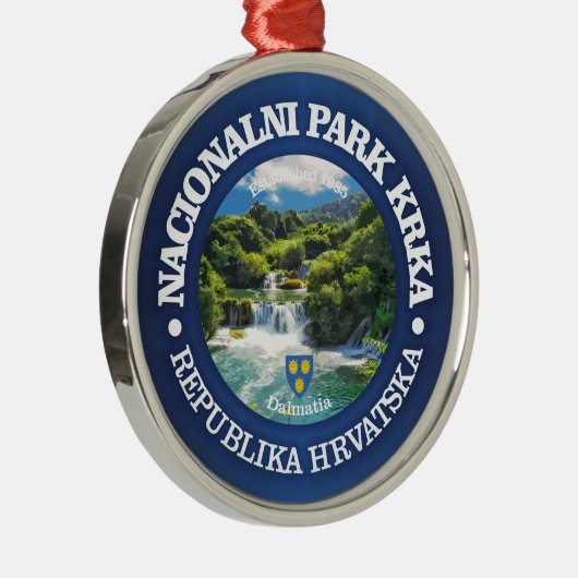 Krka NP Metalen Ornament (Rechts)