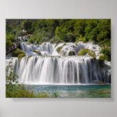 Krka waterfall poster (Voorkant)