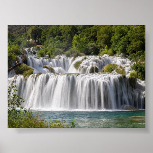 Krka waterfall poster (Voorkant)