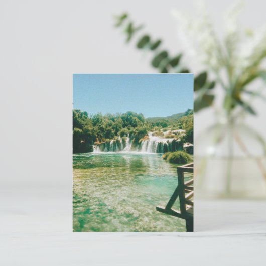 Krka Waterfalls -Krka National Park - Croatia Briefkaart (Staand voorkant)