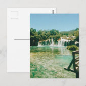 Krka Waterfalls -Krka National Park - Croatia Briefkaart (Voorkant / Achterkant)