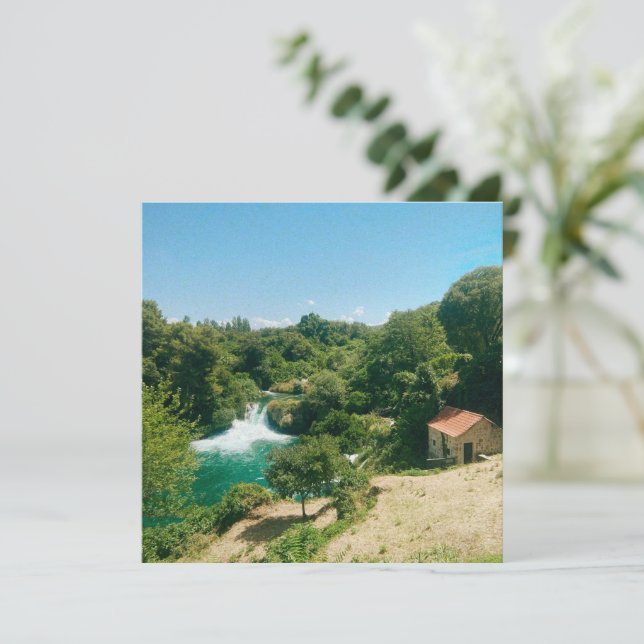 Krka Watervallen - Nationaal Park Krka - Kroatië (Staand voorkant)