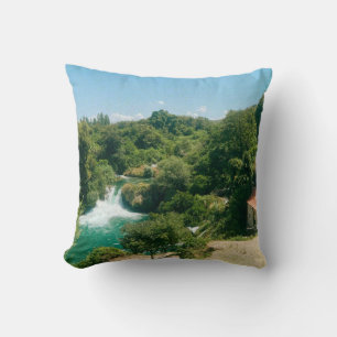 Krka Watervallen - Nationaal Park Krka - Kroatië Kussen