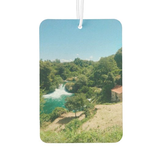 Krka Watervallen - Nationaal Park Krka - Kroatië Luchtverfrisser (Achterkant)