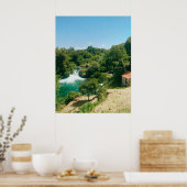 Krka Watervallen - Nationaal Park Krka - Kroatië Poster (Keuken)