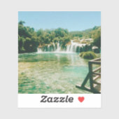 Krka Watervallen - Nationaal Park Krka - Kroatië Sticker (Vel)