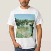 Krka Watervallen - Nationaal Park Krka - Kroatië T-shirt (Voorkant)