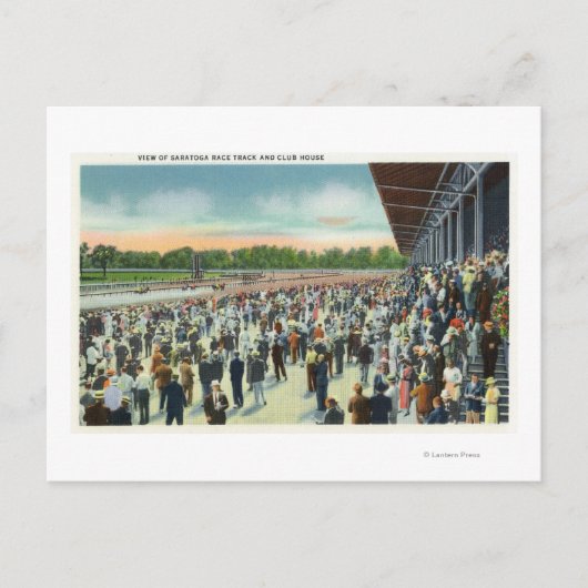 Kroaten bij Saratoga Race Track & Clubhouse Briefkaart (Voorkant)