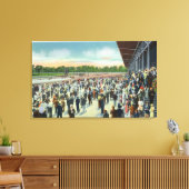 Kroaten bij Saratoga Race Track & Clubhouse Canvas Afdruk (Insitu (Woonkamer))