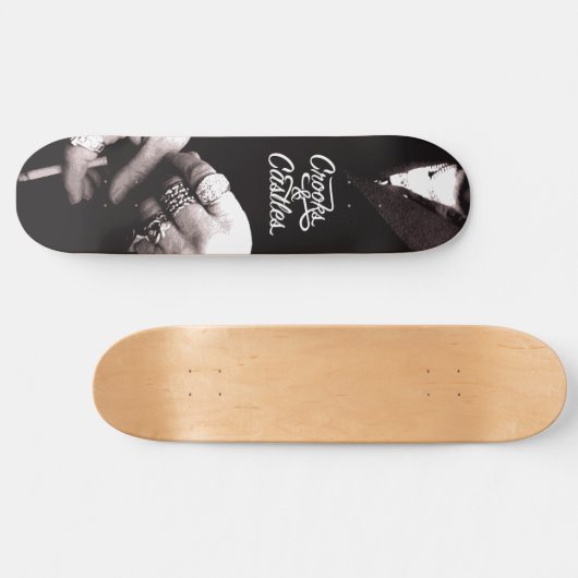 Kroaten en kastelen persoonlijk skateboard (Horizontaal)