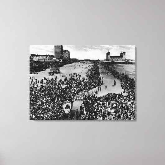 Kroaten in Atlantic City, NJ Beauty Pagent Canvas Afdruk (Voorkant)