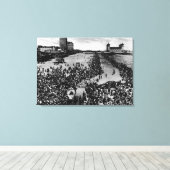 Kroaten in Atlantic City, NJ Beauty Pagent Canvas Afdruk (Insitu (Houten vloer))