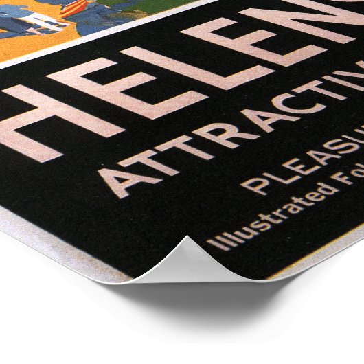 Kroaten langs het Poster van Clyde Coast Beach Rai (Hoek)