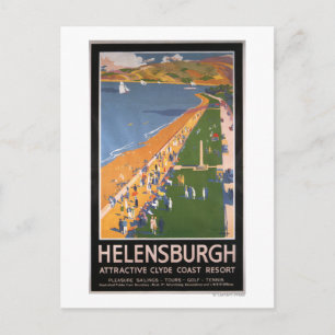 Kroaten langs het Poster van Clyde Coast Beach Rai Briefkaart