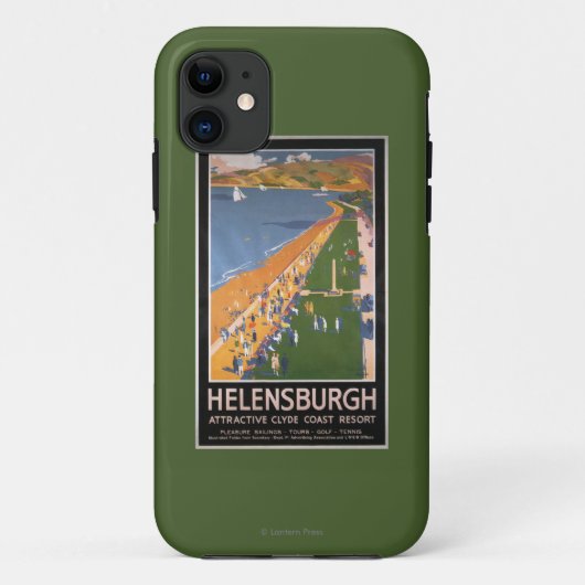 Kroaten langs het Poster van Clyde Coast Beach Rai Case-Mate iPhone Case (Achterkant)