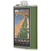 Kroaten langs het Poster van Clyde Coast Beach Rai Heupfles (Links)