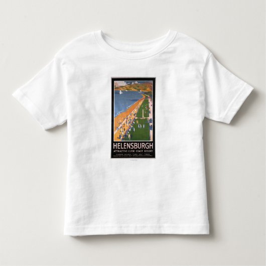 Kroaten langs het Poster van Clyde Coast Beach Rai Kinder Shirts (Voorkant)
