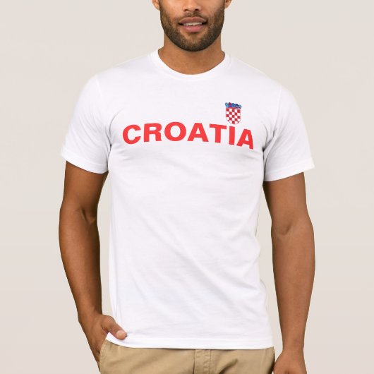 kroatian_flag, CROATIA T-shirt (Voorkant)