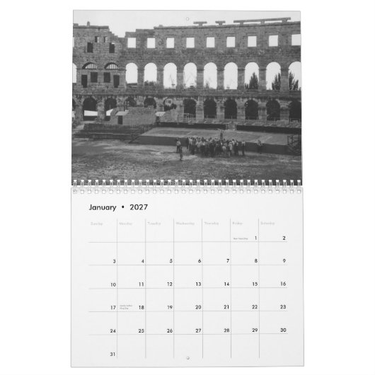 Kroatië 2015 kalender (Jan 2027)
