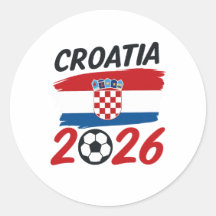 Kroatië 2026 Voetbalfan ontwerp vlag kleuren