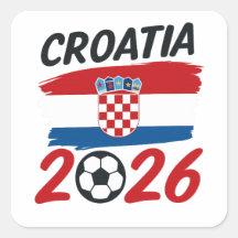 Kroatië 2026 Voetbalfan ontwerp vlag kleuren