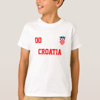 Kroatië aangepaste naam en nummer Football jersey