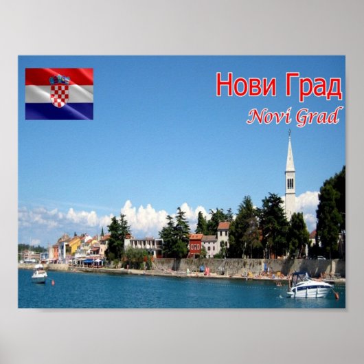 Kroatië - Afstudeerder Novi - Poster (Voorkant)