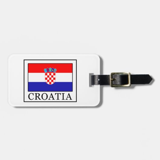 Kroatië Bagagelabel (Voorkant horizontaal)