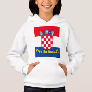 Kroatië Bound Girl's Hoodie