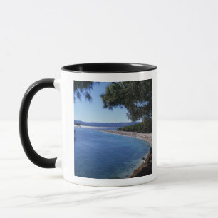 Kroatië, Brac-eiland, Bol, Golden Cape Beach 2 Mok